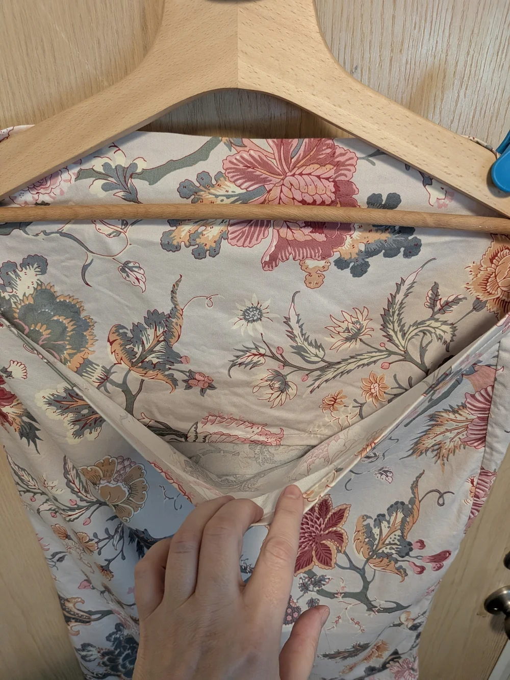 IKEA NÄSSELKLOCKA Floral Pillowcases, Set of 2